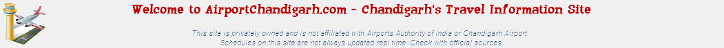 CHANDIGARH AIRPORT | Flight Schedules | Quick Guide | Namaskar