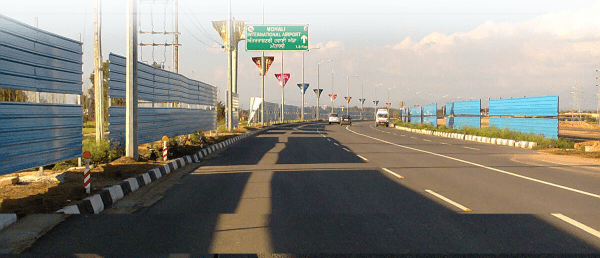 mohali international airport sign